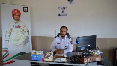 رئیس مرکز آتش نشانی فیروزکوه
